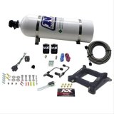 Nitrous Express 4150 Gemini Stage 6 Alcohol Nitrous Kit (50-300HP) w/15lb Bottle thumbnail 1