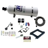 Nitrous Express Dominator Gemini Stage 6 Nitrous Kit (50-300HP) w/15lb Bottle thumbnail 2