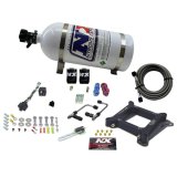 Nitrous Express 4150 Gemini Pro-Power Nitrous Kit (100-500HP) w/10lb Bottle thumbnail 1