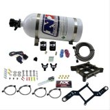 Nitrous Express 4150 Billet Crossbar Pro-Power Nitrous Kit (100-500HP) w/10lb Bottle thumbnail 3