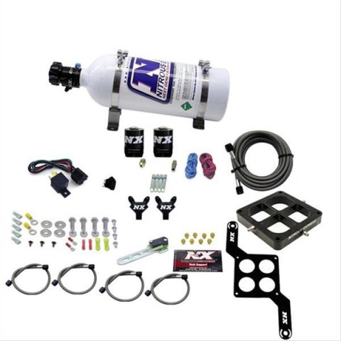 Nitrous Express Dominator Billet Crossbar Pro-Power Nitrous Kit (100-500HP) w/5lb Bottle thumbnail 4