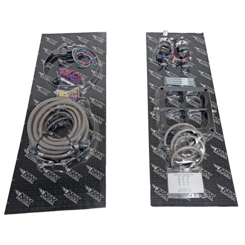 Nitrous Express Dominator Billet Crossbar Pro-Power Nitrous Kit (100-500HP) w/10lb Bottle thumbnail 1