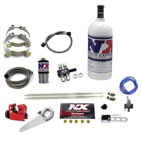 Nitrous Express Motorcycle 4 Cyl Dry Nitrous Kit-1lb Bottle thumbnail 6