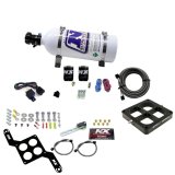 Nitrous Express Dominator Single Entry Billet Crossbar Stage 6 Nitrous Kit (50-300HP) w/5lb Bottle thumbnail 3