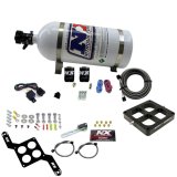 Nitrous Express Dominator Single Entry Billet Crossbar Stage 6 Nitrous Kit (50-300HP) w/10lb Bottle thumbnail 4