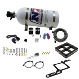 Nitrous Express Dominator Single Entry Billet Crossbar Stage 6 Nitrous Kit (50-300HP) w/10lb Bottle thumbnail 5