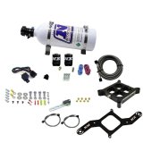 Nitrous Express 4150 Single Entry Crossbar Nitrous Plate Kit Pro-Power (100-500HP) w/5lb Bottle thumbnail 4