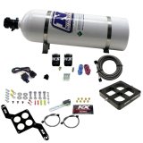 Nitrous Express Dominator Single Entry Crossbar Pro-Power Nitrous Kit (100-500HP) w/15lb Bottle thumbnail 2