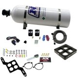 Nitrous Express Dominator Single Entry Crossbar Pro-Power Nitrous Kit (100-500HP) w/15lb Bottle thumbnail 3