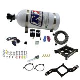 Nitrous Express 4150 Single Entry Crossbar Plate RNC Nitrous Kit (250-750HP) w/10lb Bottle thumbnail 4