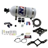 Nitrous Express 4150 Single Entry Crossbar Plate RNC Nitrous Kit (250-750HP) w/10lb Bottle thumbnail 5
