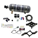 Nitrous Express 4150 Single Entry Crossbar Nitrous Plate Kit RNC (250-750HP) w/Composite Bottle thumbnail 4