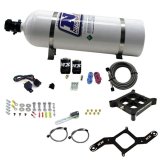 Nitrous Express 4150 Single Entry Crossbar Plate RNC Nitrous Kit (250-750HP) w/15lb Bottle thumbnail 3