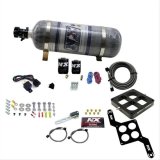 Nitrous Express Dominator Single Entry Crossbar RNC Nitrous Kit (250-750HP) w/Composite Bottle thumbnail 1