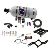 Nitrous Express Single Entry Crossbar RNC .178 4500 Flange Nitrous Kit (250-650HP) w/10lb Bottle thumbnail 2