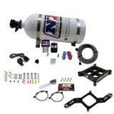 Nitrous Express Single Entry Crossbar RNC .178 4500 Flange Nitrous Kit (250-650HP) w/10lb Bottle thumbnail 3