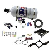 Nitrous Express Single Entry Crossbar RNC .178 4500 Flange Nitrous Kit (250-650HP) w/10lb Bottle thumbnail 4