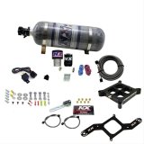 Nitrous Express Single Entry Crossbar RNC .178 4150 Flange Nitrous Kit (250-650HP) w/Compsite Bottle thumbnail 1