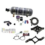 Nitrous Express Single Entry Crossbar RNC .178 4150 Flange Nitrous Kit (250-650HP) w/Compsite Bottle thumbnail 4