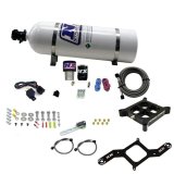 Nitrous Express Single Entry Crossbar RNC .178 4500 Flange Nitrous Kit (250-650HP) w/15lb Bottle thumbnail 4