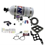Nitrous Express Single Entry Crossbar RNC .178 4500 Flange Nitrous Kit (250-650HP) w/10lb Bottle thumbnail 1