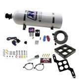 Nitrous Express Single Entry Crossbar RNC .178 4500 Flange Nitrous Kit (250-650HP) w/15lb Bottle thumbnail 2