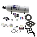 Nitrous Express Single Entry Crossbar RNC .178 4500 Flange Nitrous Kit (250-650HP) w/15lb Bottle thumbnail 3