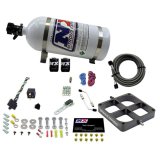 Nitrous Express Single Entry Crossbar 8500 Based Throttle Body Nitrous Kit w/10lb Bottle thumbnail 3