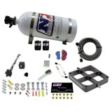 Nitrous Express Single Entry Crossbar 8500 Based Throttle Body Nitrous Kit w/10lb Bottle thumbnail 5