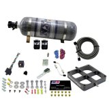 Nitrous Express Single Entry Crossbar 8500 Based Throttle Body Nitrous Kit w/12lb Composite Bottle thumbnail 1