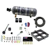 Nitrous Express Single Entry Crossbar 8500 Based Throttle Body Nitrous Kit w/12lb Composite Bottle thumbnail 2