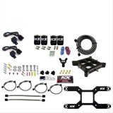 Nitrous Express 4150 Dual Stage Billet Crossbar Nitrous Kit (50-300 & 100-500HP) w/o Bottle thumbnail 1