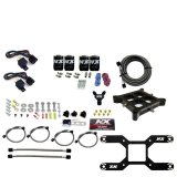 Nitrous Express 4150 Dual Stage Billet Crossbar Nitrous Kit (50-300 & 100-500HP) w/o Bottle thumbnail 2