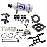 Nitrous Express Dominator Dual Stage Billet Crossbar Nitrous Kit (50-300 & 100-500HP) w/5lb Bottle thumbnail 1