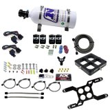Nitrous Express Dominator Dual Stage Billet Crossbar Nitrous Kit (50-300 & 100-500HP) w/5lb Bottle thumbnail 2