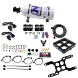 Nitrous Express Dominator Dual Stage Billet Crossbar Nitrous Kit (50-300 & 100-500HP) w/5lb Bottle thumbnail 3