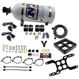 Nitrous Express Dominator Dual Stage Billet Crossbar Nitrous Kit (50-300 & 100-500HP) w/10lb Bottle thumbnail 2