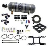Nitrous Express Dominator Dual Stage Billet Crossbar Nitrous Kit (50-300 & 100-500HP) w/Comp Bottle thumbnail 5