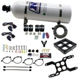 Nitrous Express Dominator Dual Stage Billet Crossbar Nitrous Kit (50-300 & 100-500HP) w/15lb Bottle thumbnail 3