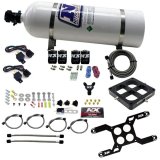Nitrous Express Dominator Dual Stage Billet Crossbar Nitrous Kit (50-300 & 100-500HP) w/15lb Bottle thumbnail 4