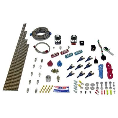 Nitrous Express 8 Cyl Gas Nitrous Kit (200-500HP) w/5lb Bottle