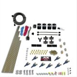 Nitrous Express 8 Cyl Piranha Direct Port 4 Solenoids Nitrous Kit (200-600HP) w/No Bottle thumbnail 1