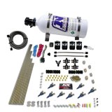 Nitrous Express 8 Cyl Piranha Direct Port 4 Solenoids Nitrous Kit (200-500HP) w/5lb Bottle thumbnail 2
