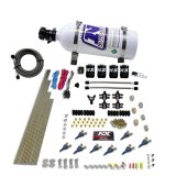 Nitrous Express 8 Cyl Piranha Direct Port 4 Solenoids Nitrous Kit (200-500HP) w/5lb Bottle thumbnail 3