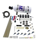 Nitrous Express 8 Cyl Piranha Direct Port 4 Solenoids Nitrous Kit (200-500HP) w/5lb Bottle thumbnail 5