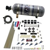 Nitrous Express 8 Cyl Piranha Direct Port 4 Solenoids Nitrous Kit (200-500HP) w/12lb Bottle thumbnail 3