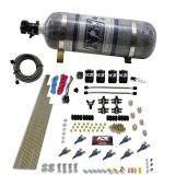 Nitrous Express 8 Cyl Piranha Direct Port 4 Solenoids Nitrous Kit (200-500HP) w/12lb Bottle thumbnail 5
