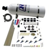 Nitrous Express 8 Cyl Piranha Direct Port 4 Solenoids Nitrous Kit (200-500HP) w/15lb Bottle thumbnail 3