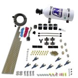 Nitrous Express 8 Cyl Piranha Direct Port 4 Solenoids Nitrous Kit (200-500HP EFI Jets) w/5lb Bottle thumbnail 4