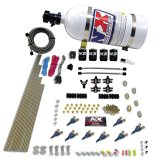 Nitrous Express 8 Cyl Piranha Direct Port 4 Solenoids Nitrous Kit (200-500HP EFI Jets) w/10lb Bottle thumbnail 2